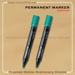 STEADTLER CHISEL TIP PERMANENT GREEN MARKER PCS/1