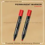 STEADTLER CHISEL TIP PERMANENT RED MARKER PCS/1