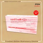 UNI-BALL EYE FINE UB157 RED ROLLER PEN0.5MM PKT/12 PCS