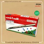 UNIBALL MICRO UB155 DELUXE GREEN PEN PKT/12PCS