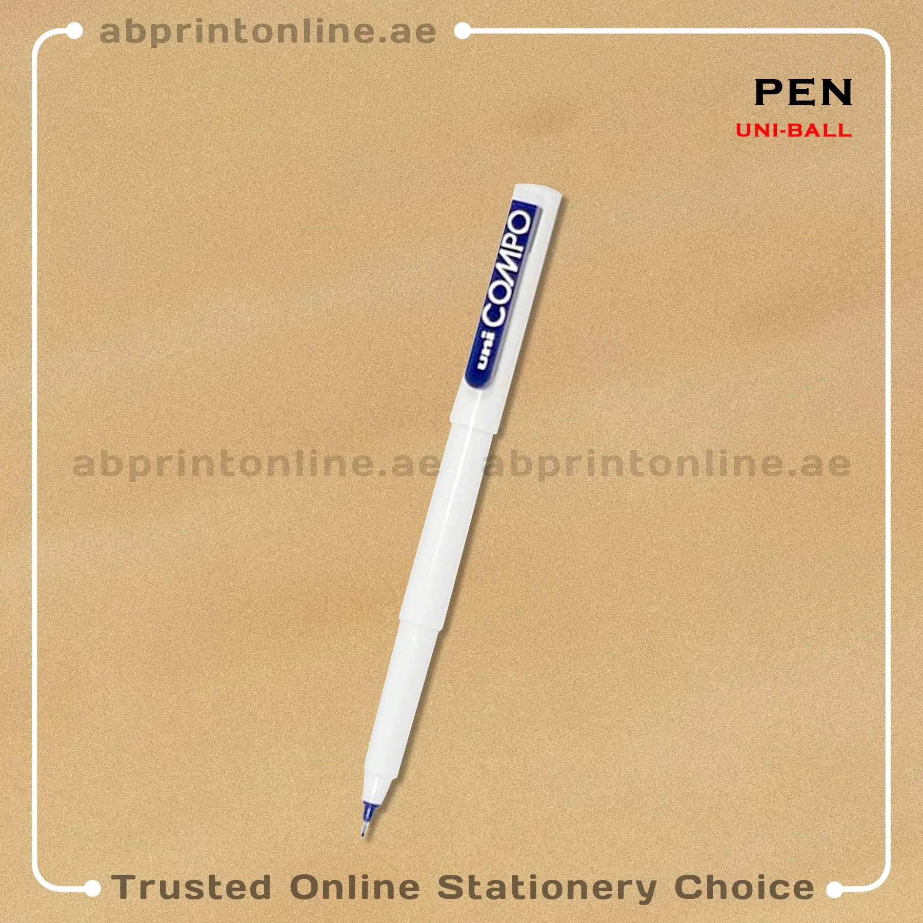 UnibllCompoBlue copy UNI COMPO ULTRA FINE BLUE PEN 0.3MM PCS/1 - Image 1