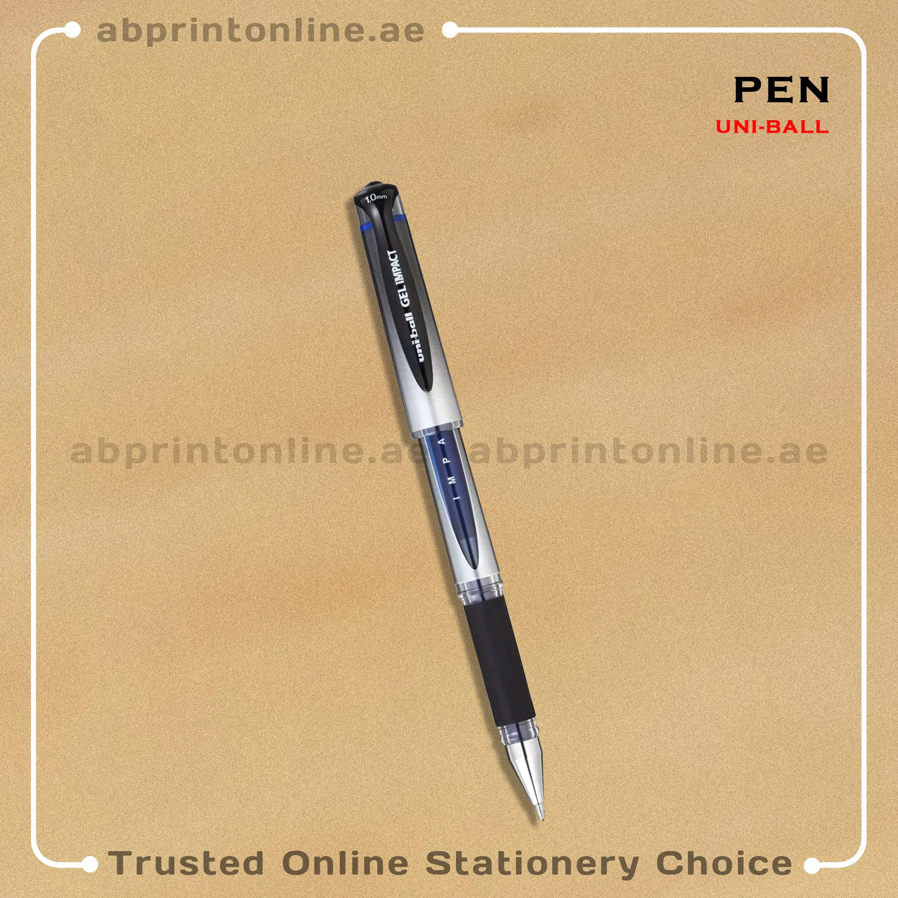 UNI-BALL GEL IMPACT UM-153S BROAD 1.0 BLUE ROLLER BALL PEN PCS/1 - Image 1