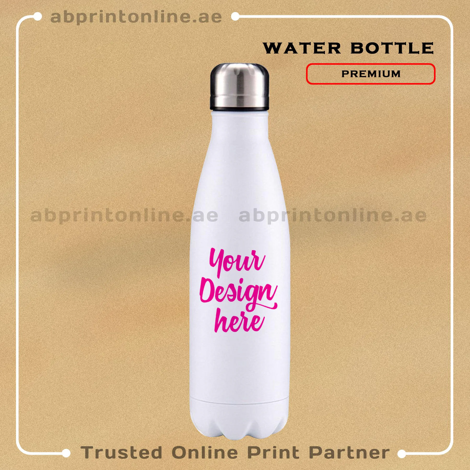 WATER-BOTTLE-METAL-1 VACCUM FLASK PRINTING PRMIUM - Image 1