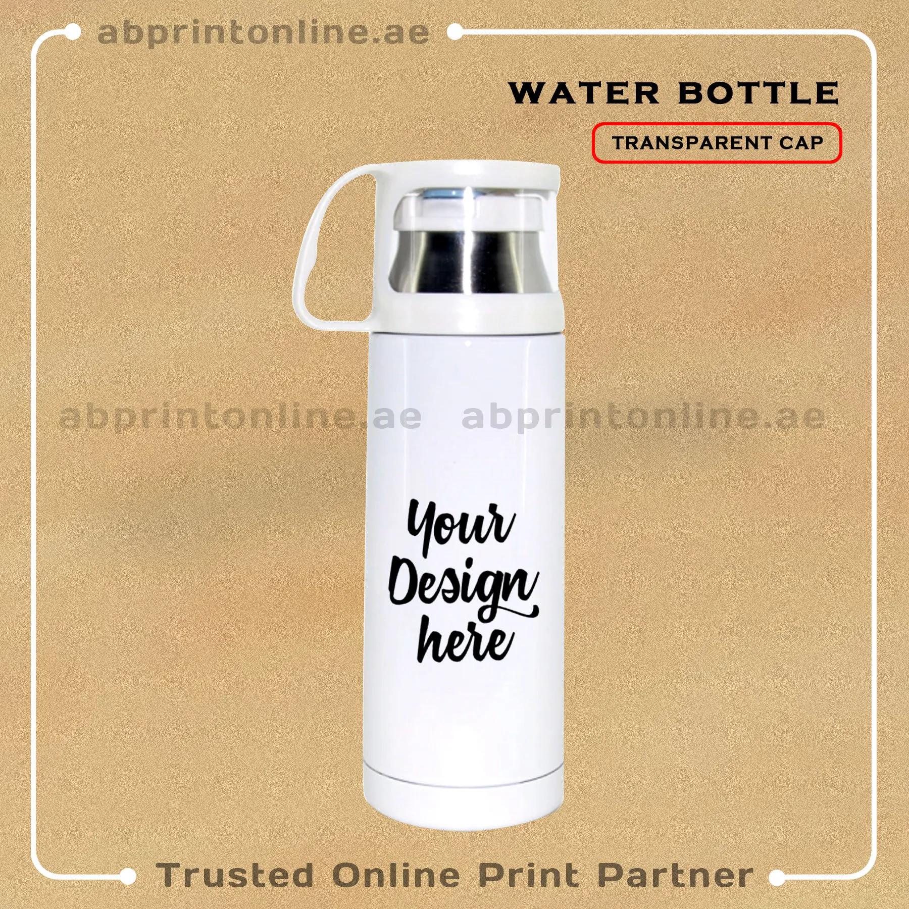 VACCUM FLASK PRINTING WT TRANSPERANT COVER - Image 1