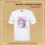 WHITE T-SHIRT PRINTING