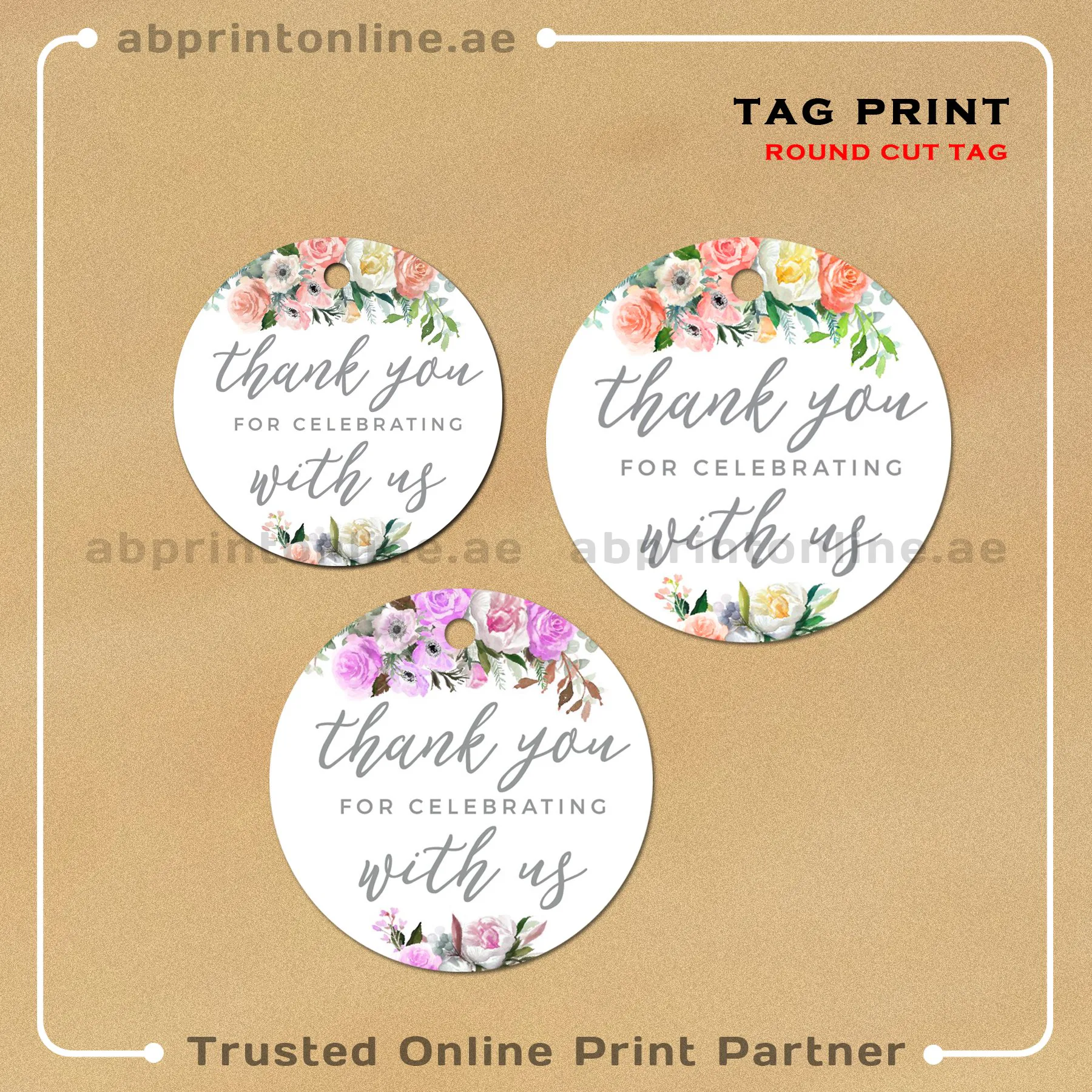 TAG PRINTING ROUND - Image 1