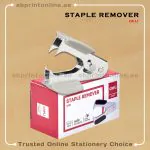DELI MINI METAL  STAPLER REMOVER WHITE