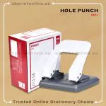 DELI HOLE PUNCH0104, 35 SHEET CAPACITY WHITE COLOR