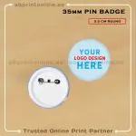 ROUND PIN BADGE PRINTING 35MM - Image 2