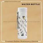 GLASS WATER BOTTLE IVORY DESIGN