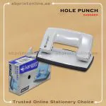 KANGARO PUNCH AION-10G,10 SHEETS CAPACITY,WHITE COLOR