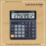 CALCULATOR DELI WITH TAX FUNCTION - 12 DIGIT & DUAL POWER-M01120