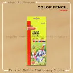 CAMELIN COLOR PENCIL,12 COLORS WITH FREE SHARPENER INSIDE