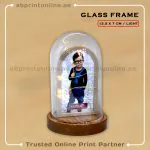 GLASS DOME PHOTO PRINTING WITH LIGHT 12.5CMX7CM