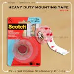 3M SCOTCH TRANSPERANT MOUNTING TAPE-1IN/60IN
