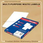 FIS A4 MULTIPURPOSE WHITE LABELS (1 STICKER X 100 SHT)