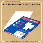FIS A4 MULTIPURPOSE WHITE LABELS (16 STICKER X 100 SHT)