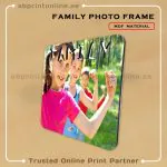 MDF PERSONALISED PHOTO FRAME PRINTING-FAMILY