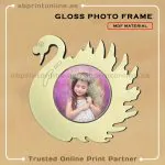 MDF PERSONALISED GLOSS PHOTO FRAME PRINTING-DESIGN 2-29CMX27CM