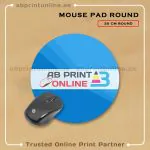 ROUND RUBBER  MOUSE PAD PRINTING