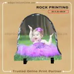 PERSONALISED ARCH  ROCK FRAME  PRINTING - 20CM X 20CM