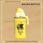 WATER BOTTLE APPLE DESIGN YELLOW