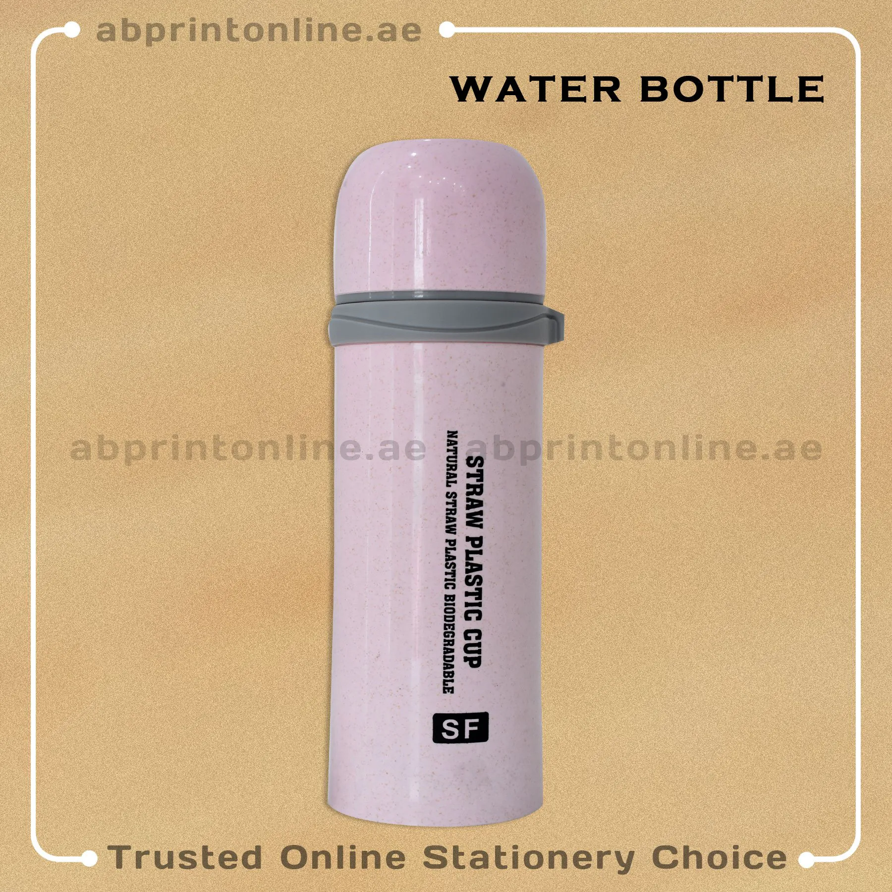 WaterBottle4168_3 VACCUM WATER BOTTLE SLEEK PINK DESIGN - Image 1