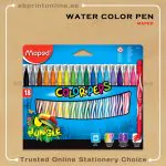 MAPED FELT TIPS COLOR'PEPS LONG LIFE BOX OF 18 COLORS