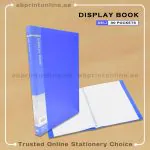 DELI  RIO DISPLAY BOOK WITH 30 POCKETS - BLUE
