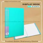 DELI RIO DISPLAY BOOK WITH 30 POCKETS - GREEN