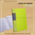 DELI RIO DISPLAY BOOK WITH 40 POCKETS - GREEN