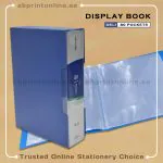 DELI  RIO DISPLAY BOOK WITH 80 POCKETS - BLUE