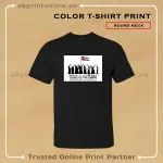 BLACK T-SHIRT PRINT-NATIONAL DAY