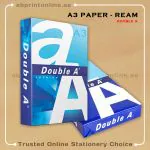 DOUBLE A MULTIPURPOSE A3 PAPER -80GSM-REAM/500SHT
