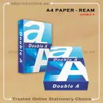 DOUBLE A MULTIPURPOSE A4 PAPER -80GSM-REAM/500SHT