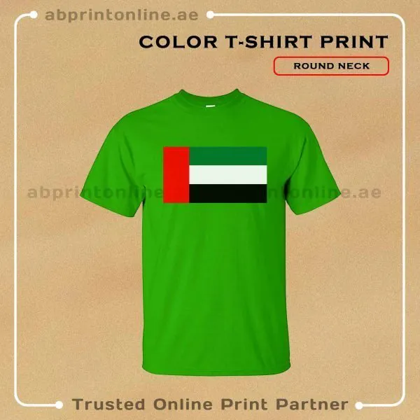 GREEN T-SHIRT PRINT-NATIONAL DAY - Image 2