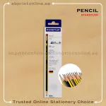 STAEDTLER NORIS 122-HB PENCILS WITH TIP RUBBER