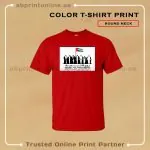 RED T-SHIRT PRINT-NATIONAL DAY