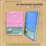 THERMOCOL COLOR SHEET A4 SIZE 5MM SET OF  5PCS