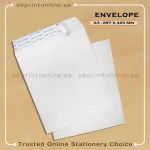 WHITE A3 (362 x 442 MM) ENVELOPES PKT/50PCS