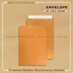 BROWN A6 ENVELOPES PKT/50PCS (102X152MM)