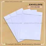 WHITE A5 ENVELOPES PKT/50PCS (254X178MM)