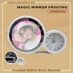 MAGIC MIRROR PRINTING WITH CLOCK