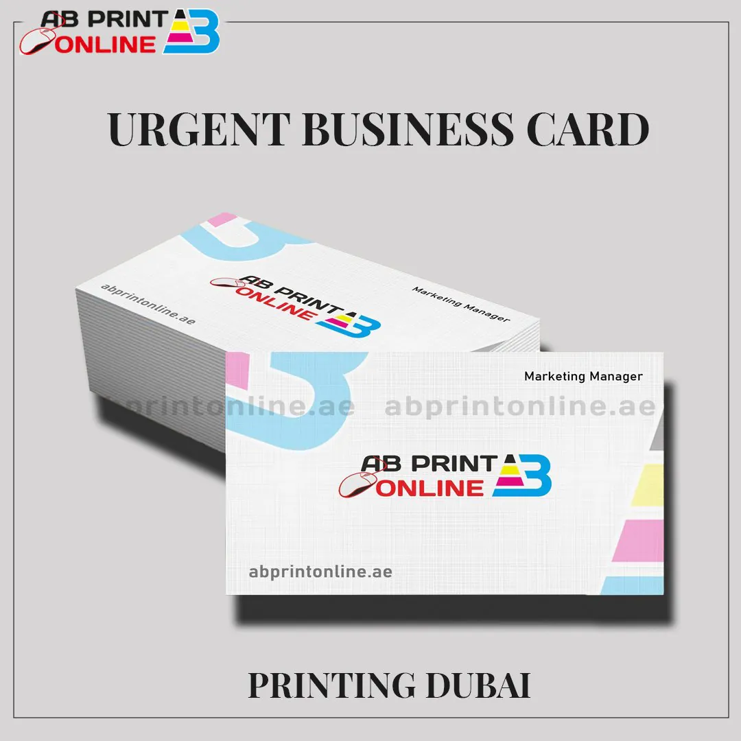 Urgent Business Cards Printing in Dubai