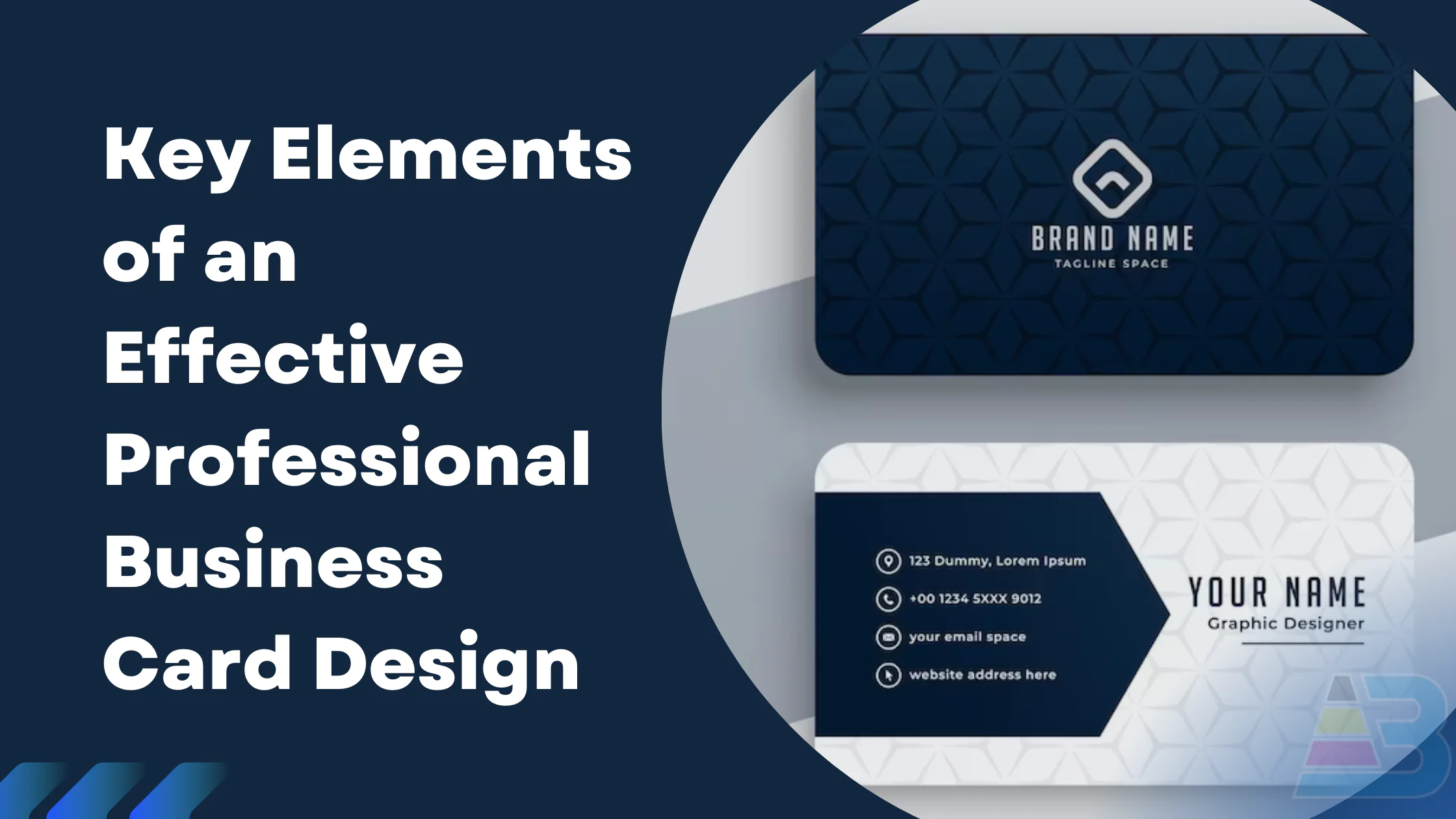 Key Elements of an Effective Professional Business Card Design
