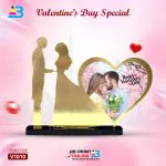 Photo Frame Acrylic-GOLDEN LOVE RIGHT