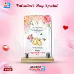 Photo Frame Acrylic-ROSE LOVE