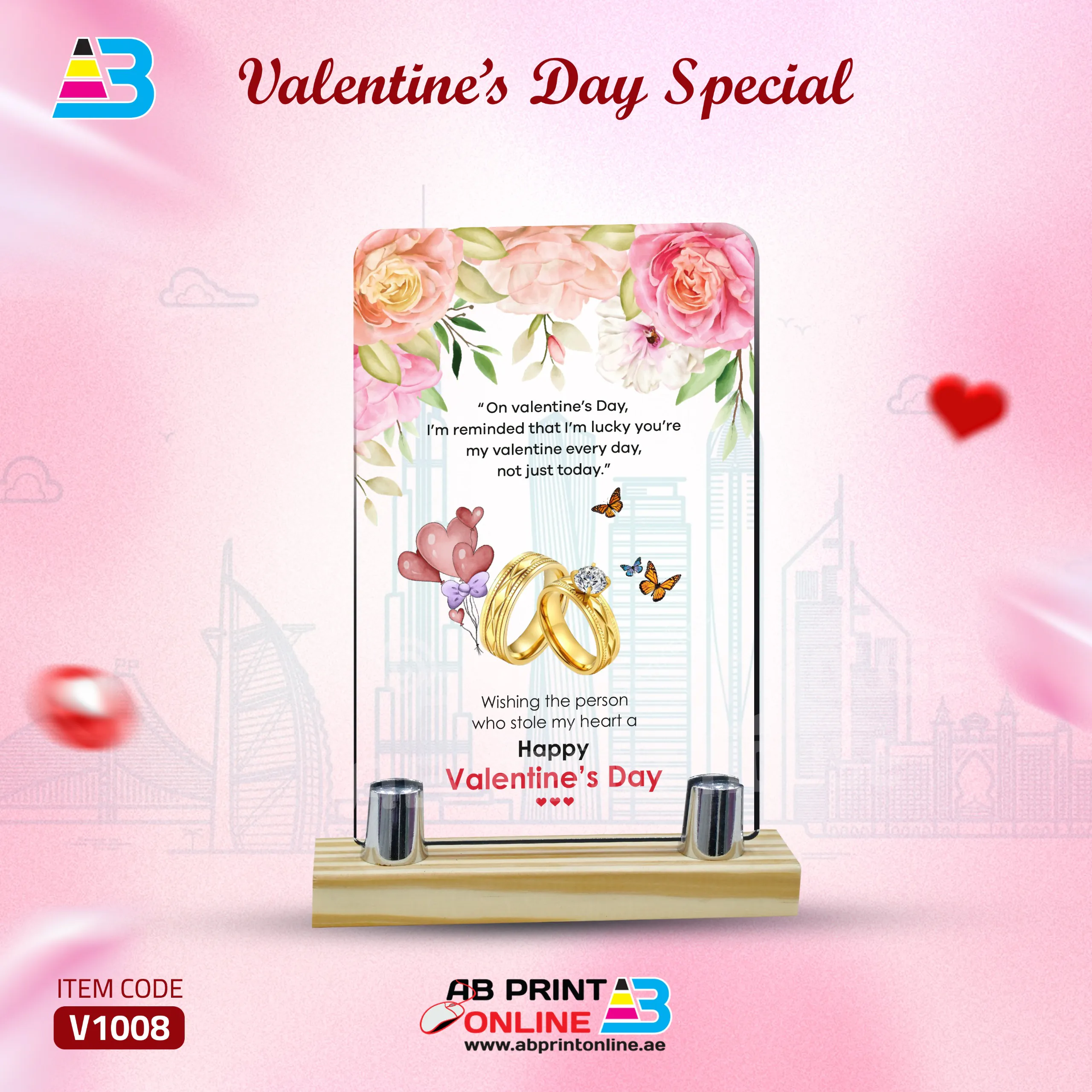 IMG-20250210-WA0085 Photo Frame Acrylic-ROSE LOVE - Image 1