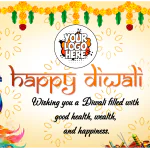 Diwali Banner Custom Large - 90x200cm - DW911