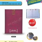 DIARY-A5-WHITE HARD CASE SOFT TOUCH REXINE DAILY PAGE -MEROON
